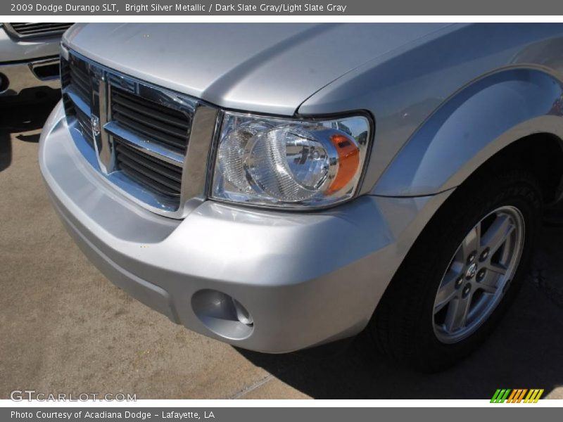 Bright Silver Metallic / Dark Slate Gray/Light Slate Gray 2009 Dodge Durango SLT