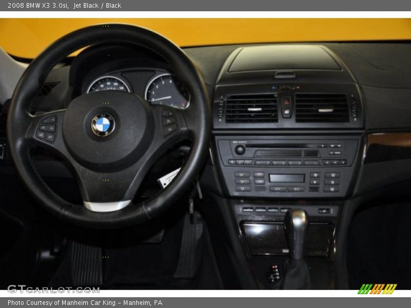 Jet Black / Black 2008 BMW X3 3.0si