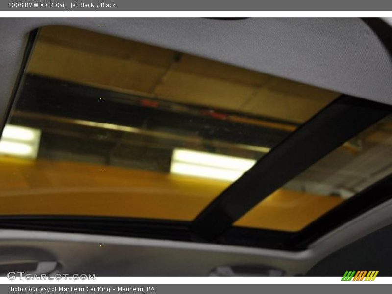 Jet Black / Black 2008 BMW X3 3.0si
