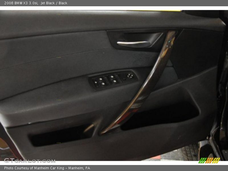 Jet Black / Black 2008 BMW X3 3.0si