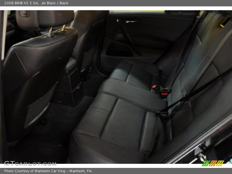 Jet Black / Black 2008 BMW X3 3.0si