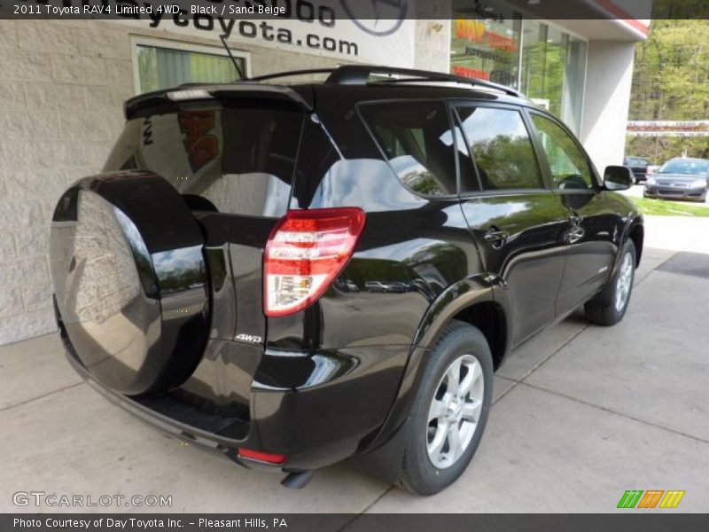 Black / Sand Beige 2011 Toyota RAV4 Limited 4WD