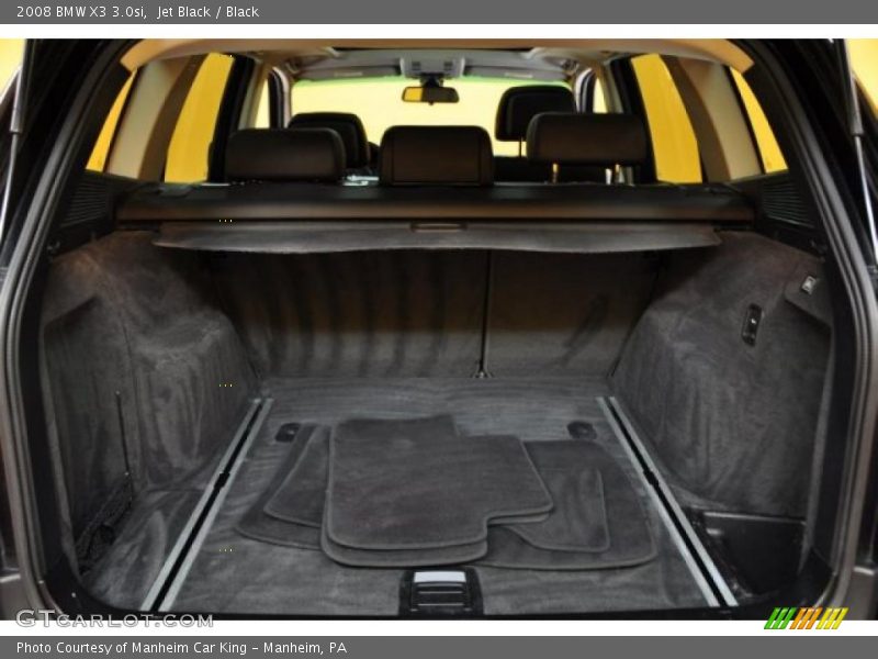 Jet Black / Black 2008 BMW X3 3.0si