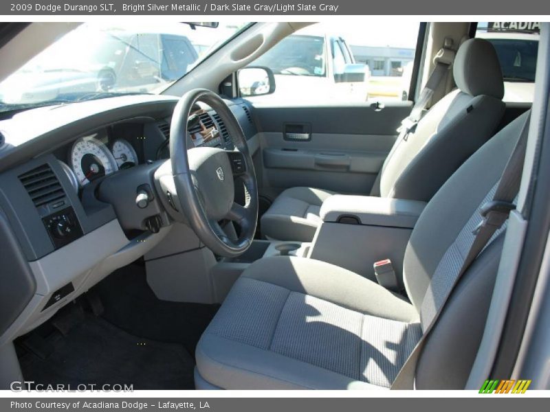Bright Silver Metallic / Dark Slate Gray/Light Slate Gray 2009 Dodge Durango SLT
