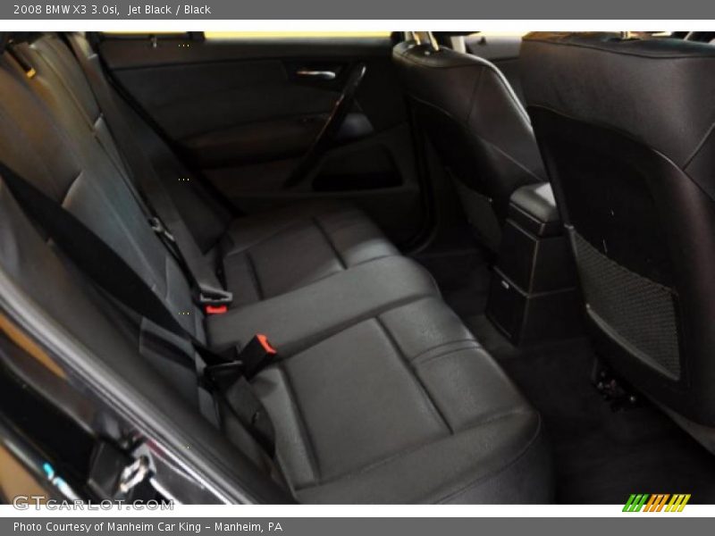 Jet Black / Black 2008 BMW X3 3.0si