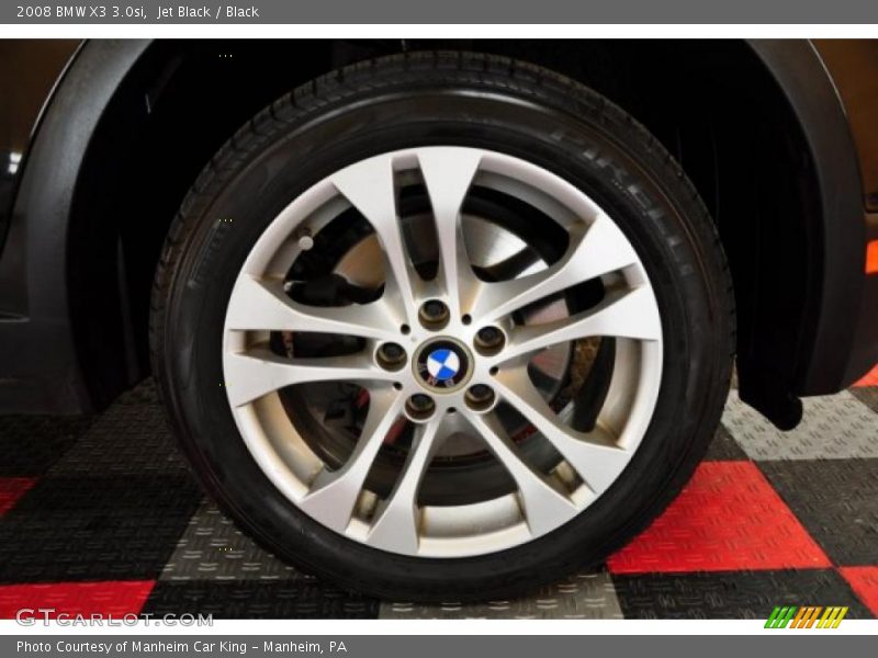 Jet Black / Black 2008 BMW X3 3.0si