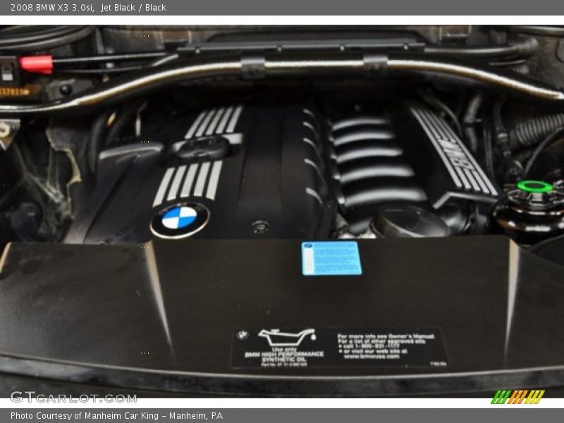 Jet Black / Black 2008 BMW X3 3.0si