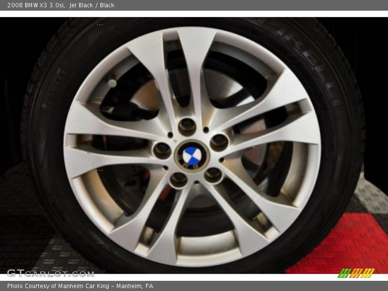 Jet Black / Black 2008 BMW X3 3.0si
