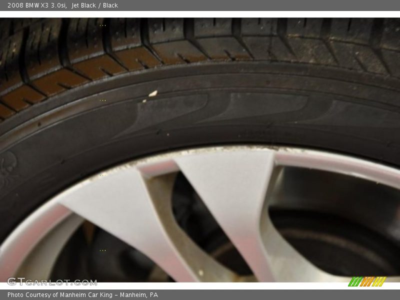 Jet Black / Black 2008 BMW X3 3.0si