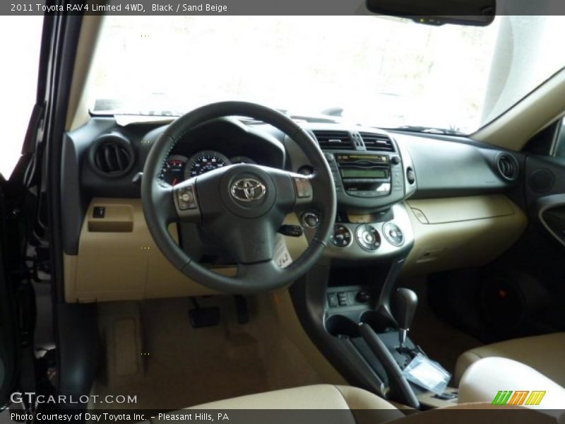 Black / Sand Beige 2011 Toyota RAV4 Limited 4WD