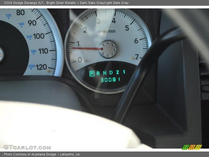 Bright Silver Metallic / Dark Slate Gray/Light Slate Gray 2009 Dodge Durango SLT