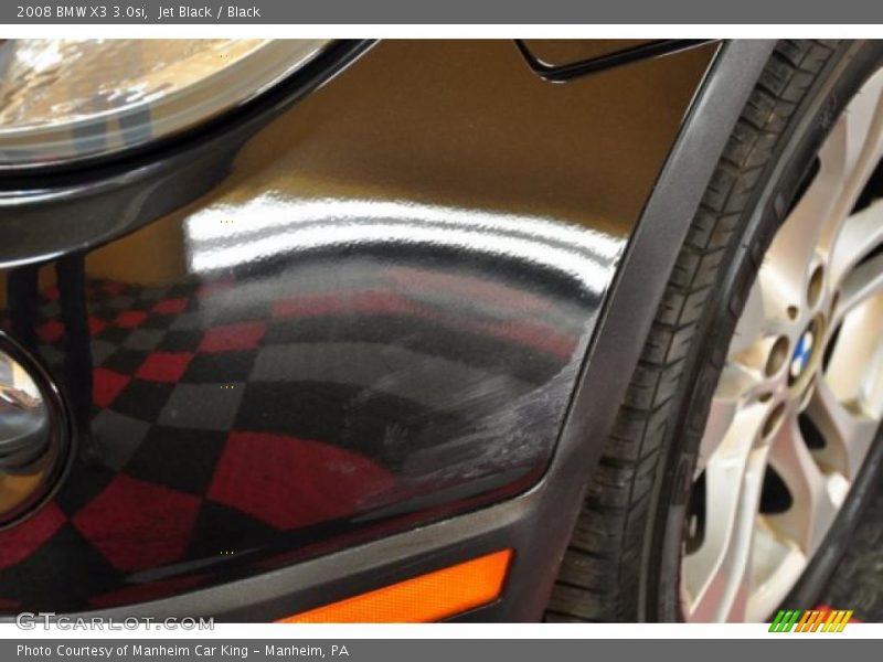 Jet Black / Black 2008 BMW X3 3.0si