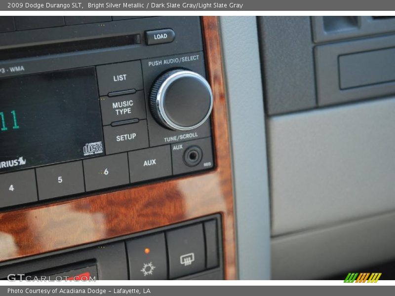 Bright Silver Metallic / Dark Slate Gray/Light Slate Gray 2009 Dodge Durango SLT
