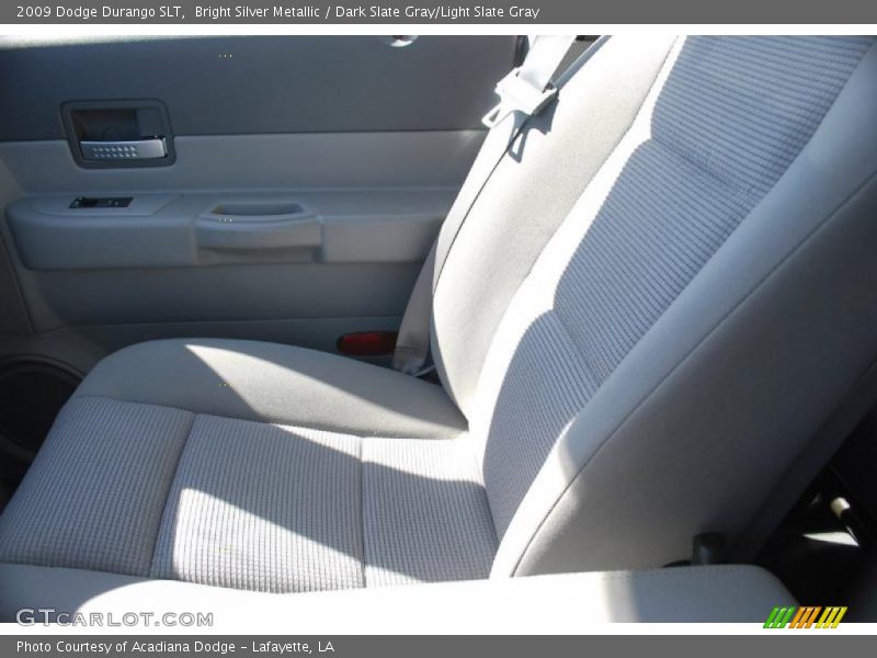 Bright Silver Metallic / Dark Slate Gray/Light Slate Gray 2009 Dodge Durango SLT