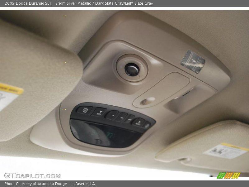 Bright Silver Metallic / Dark Slate Gray/Light Slate Gray 2009 Dodge Durango SLT