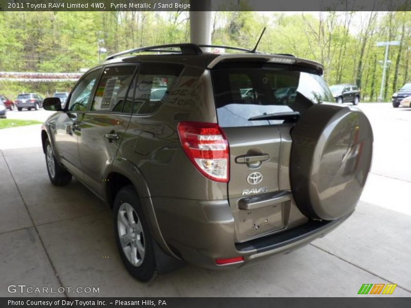 Pyrite Metallic / Sand Beige 2011 Toyota RAV4 Limited 4WD