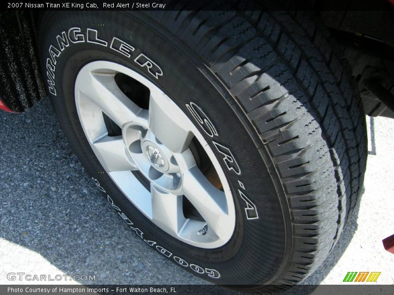 Red Alert / Steel Gray 2007 Nissan Titan XE King Cab