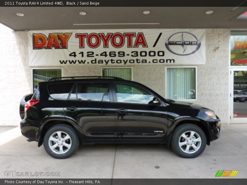 Black / Sand Beige 2011 Toyota RAV4 Limited 4WD