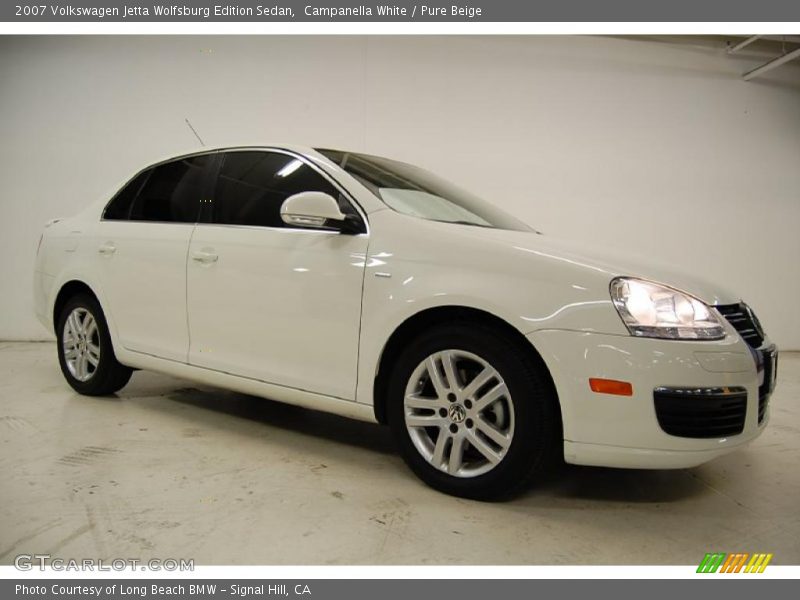 Campanella White / Pure Beige 2007 Volkswagen Jetta Wolfsburg Edition Sedan