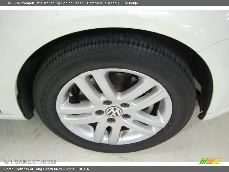 Campanella White / Pure Beige 2007 Volkswagen Jetta Wolfsburg Edition Sedan