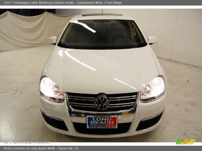 Campanella White / Pure Beige 2007 Volkswagen Jetta Wolfsburg Edition Sedan