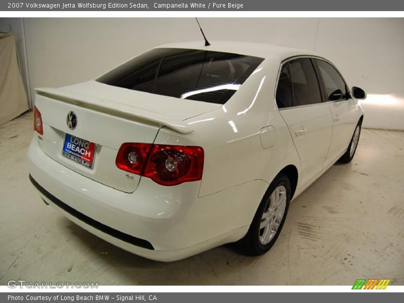 Campanella White / Pure Beige 2007 Volkswagen Jetta Wolfsburg Edition Sedan