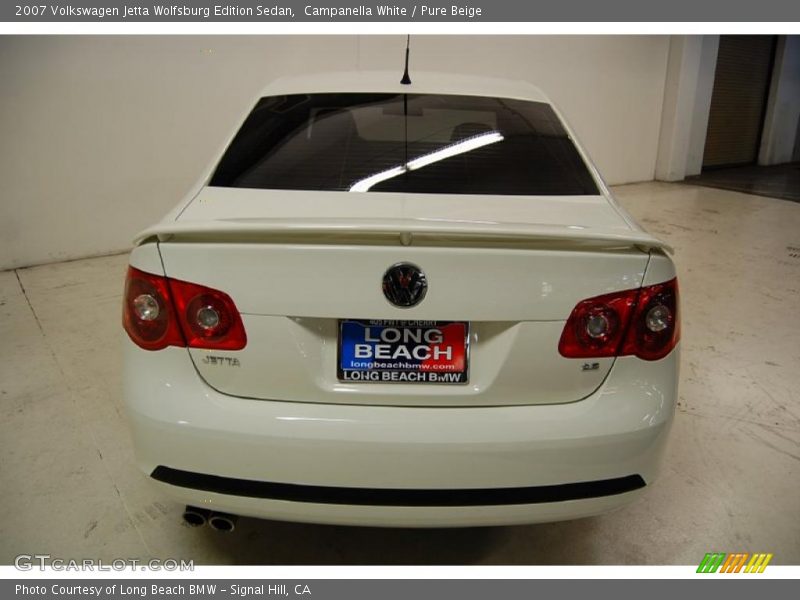 Campanella White / Pure Beige 2007 Volkswagen Jetta Wolfsburg Edition Sedan