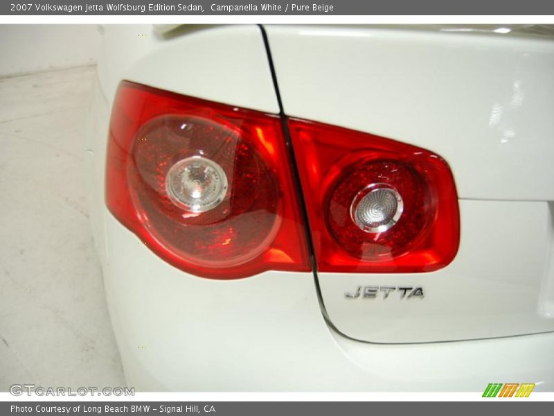 Campanella White / Pure Beige 2007 Volkswagen Jetta Wolfsburg Edition Sedan
