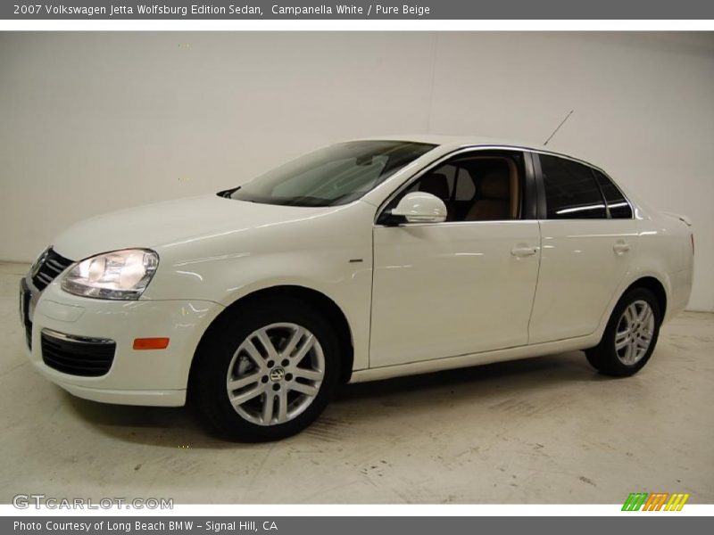 Campanella White / Pure Beige 2007 Volkswagen Jetta Wolfsburg Edition Sedan