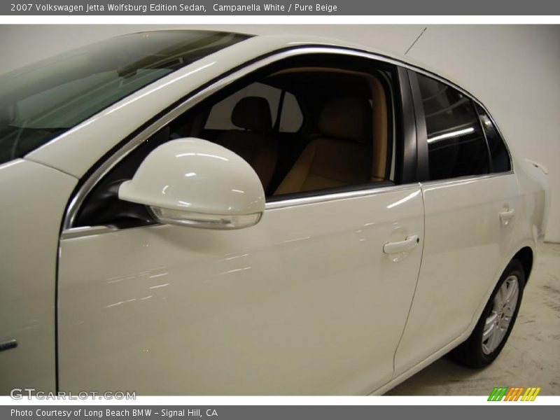 Campanella White / Pure Beige 2007 Volkswagen Jetta Wolfsburg Edition Sedan