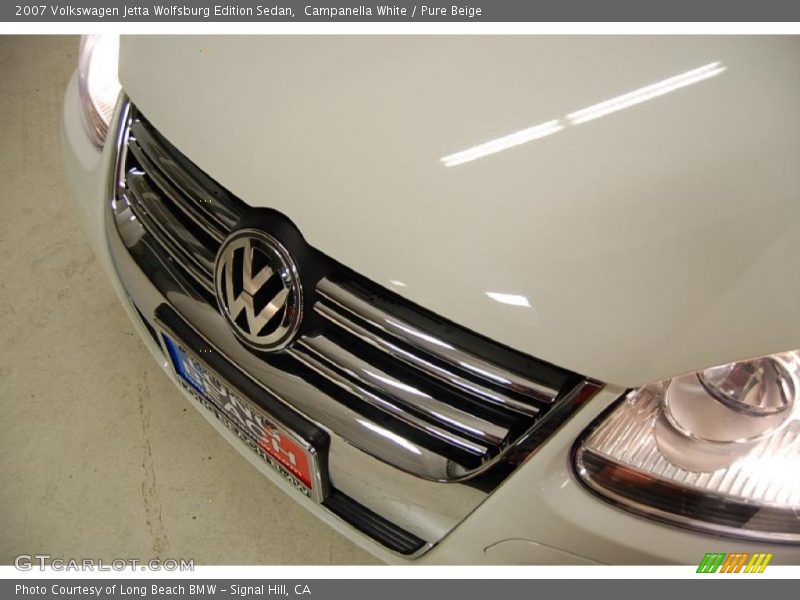 Campanella White / Pure Beige 2007 Volkswagen Jetta Wolfsburg Edition Sedan