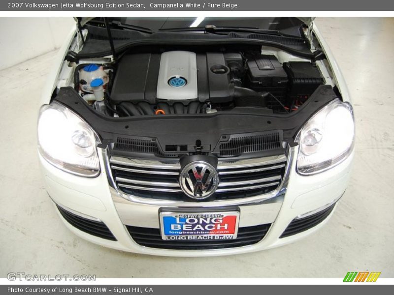 Campanella White / Pure Beige 2007 Volkswagen Jetta Wolfsburg Edition Sedan
