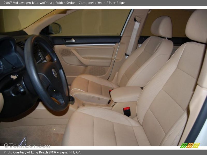 Campanella White / Pure Beige 2007 Volkswagen Jetta Wolfsburg Edition Sedan