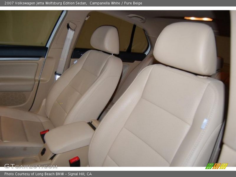Campanella White / Pure Beige 2007 Volkswagen Jetta Wolfsburg Edition Sedan