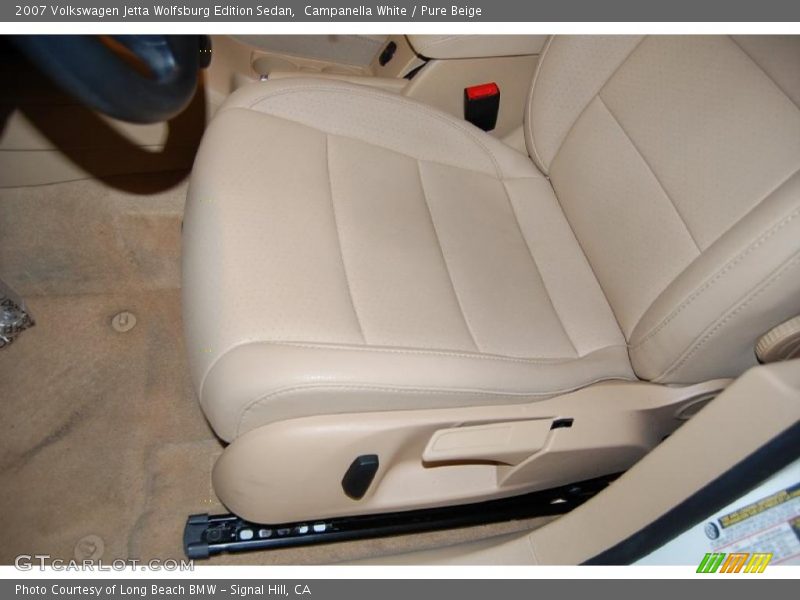 Campanella White / Pure Beige 2007 Volkswagen Jetta Wolfsburg Edition Sedan
