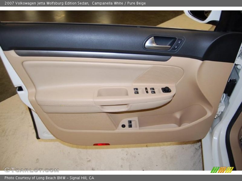 Campanella White / Pure Beige 2007 Volkswagen Jetta Wolfsburg Edition Sedan