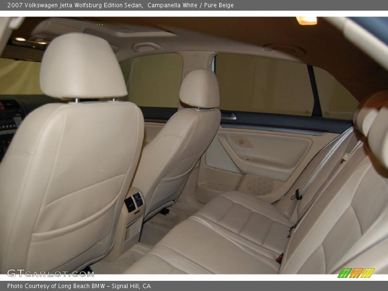 Campanella White / Pure Beige 2007 Volkswagen Jetta Wolfsburg Edition Sedan
