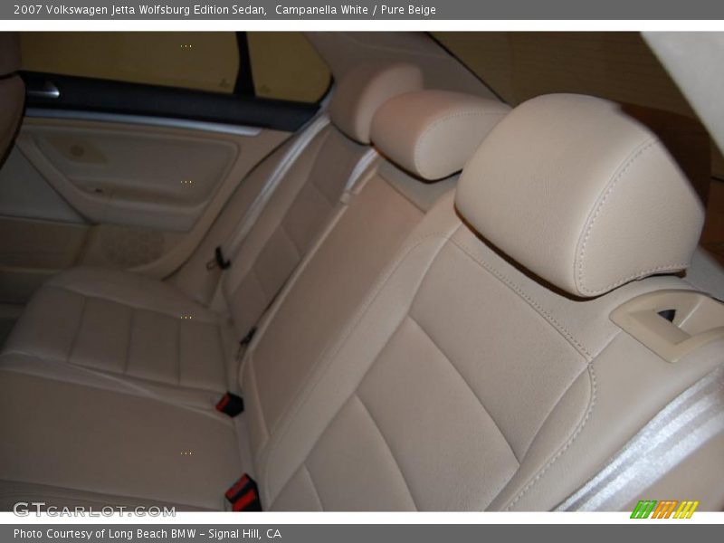 Campanella White / Pure Beige 2007 Volkswagen Jetta Wolfsburg Edition Sedan