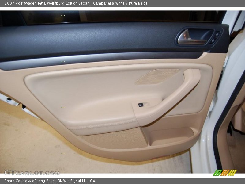 Campanella White / Pure Beige 2007 Volkswagen Jetta Wolfsburg Edition Sedan