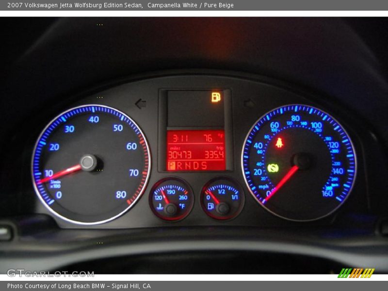Campanella White / Pure Beige 2007 Volkswagen Jetta Wolfsburg Edition Sedan