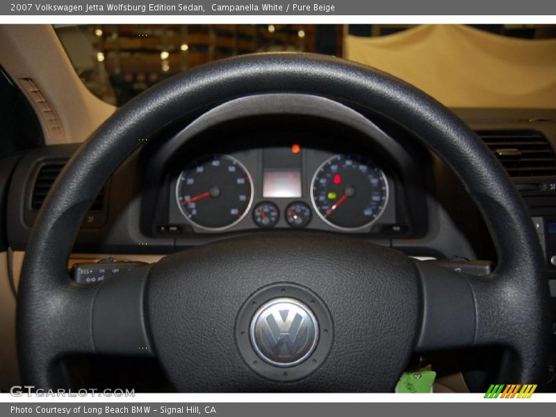 Campanella White / Pure Beige 2007 Volkswagen Jetta Wolfsburg Edition Sedan