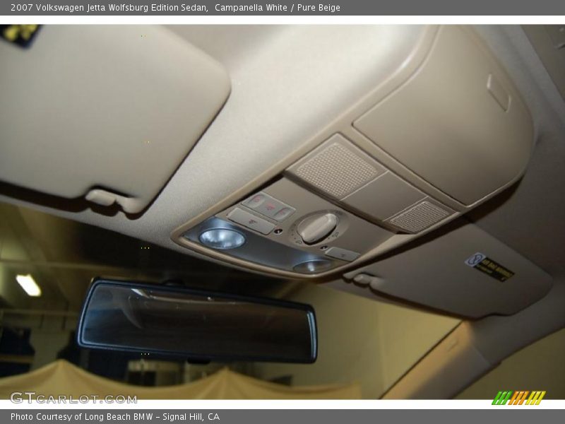 Campanella White / Pure Beige 2007 Volkswagen Jetta Wolfsburg Edition Sedan
