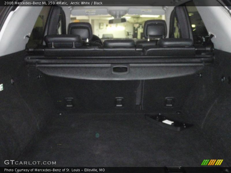 Arctic White / Black 2008 Mercedes-Benz ML 350 4Matic