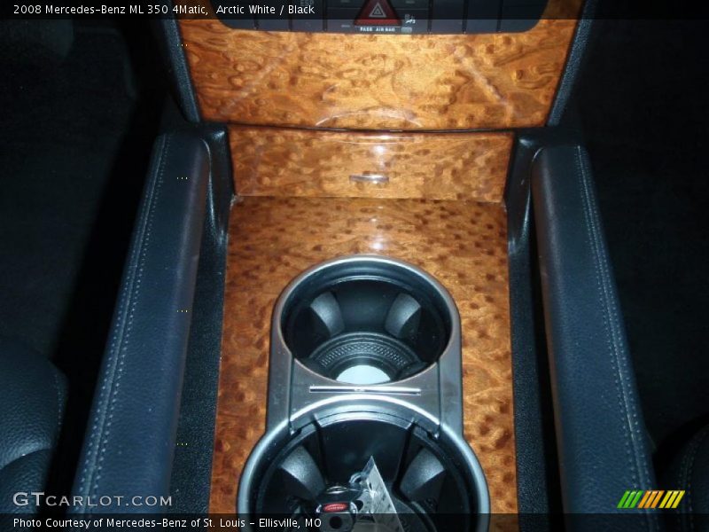 Arctic White / Black 2008 Mercedes-Benz ML 350 4Matic