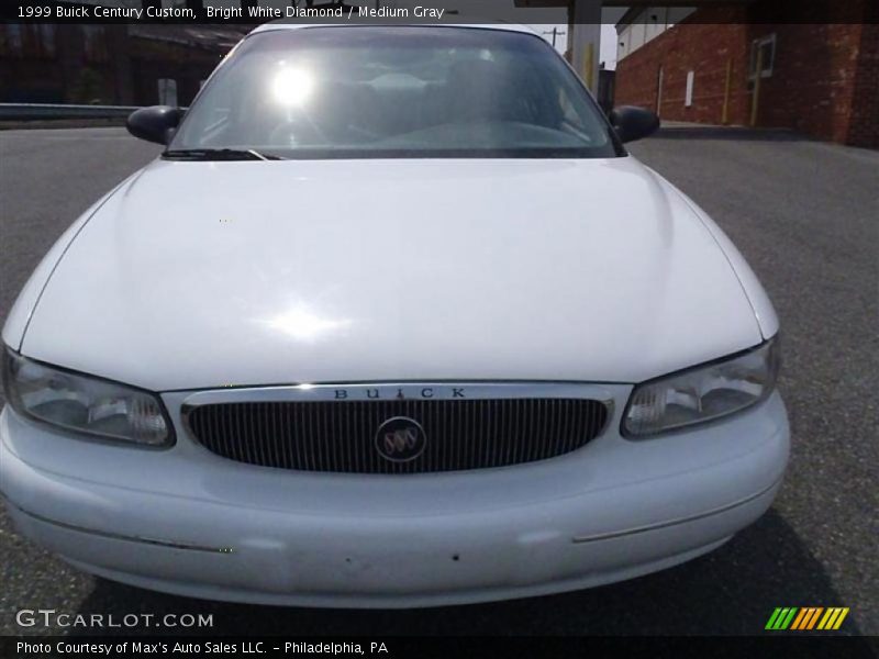 Bright White Diamond / Medium Gray 1999 Buick Century Custom