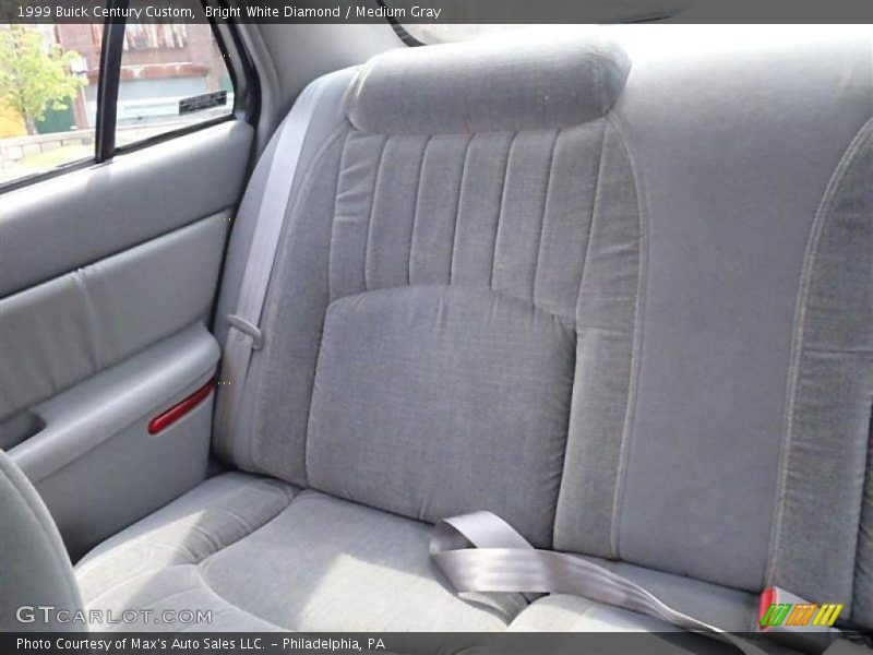 Bright White Diamond / Medium Gray 1999 Buick Century Custom