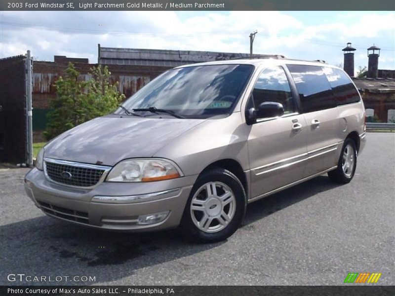 Light Parchment Gold Metallic / Medium Parchment 2003 Ford Windstar SE