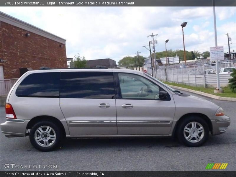 Light Parchment Gold Metallic / Medium Parchment 2003 Ford Windstar SE