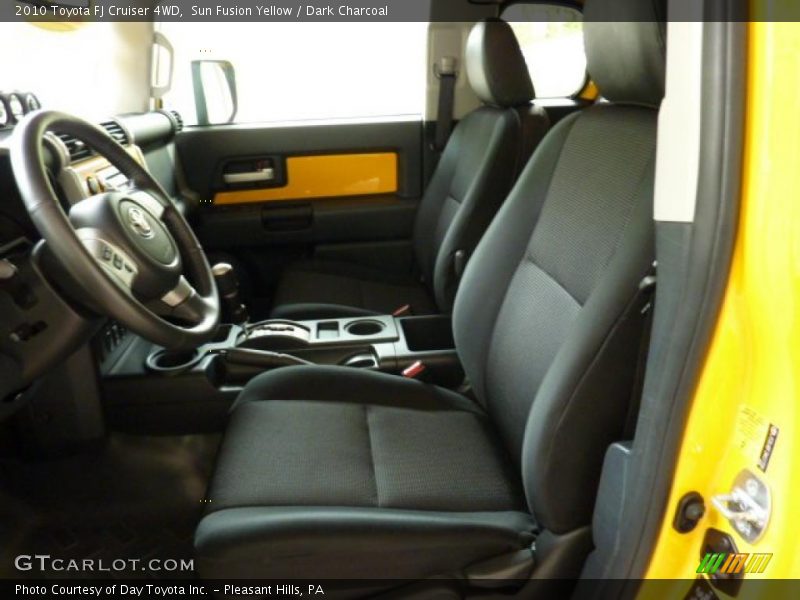 Sun Fusion Yellow / Dark Charcoal 2010 Toyota FJ Cruiser 4WD