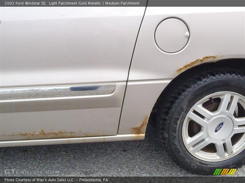 Light Parchment Gold Metallic / Medium Parchment 2003 Ford Windstar SE